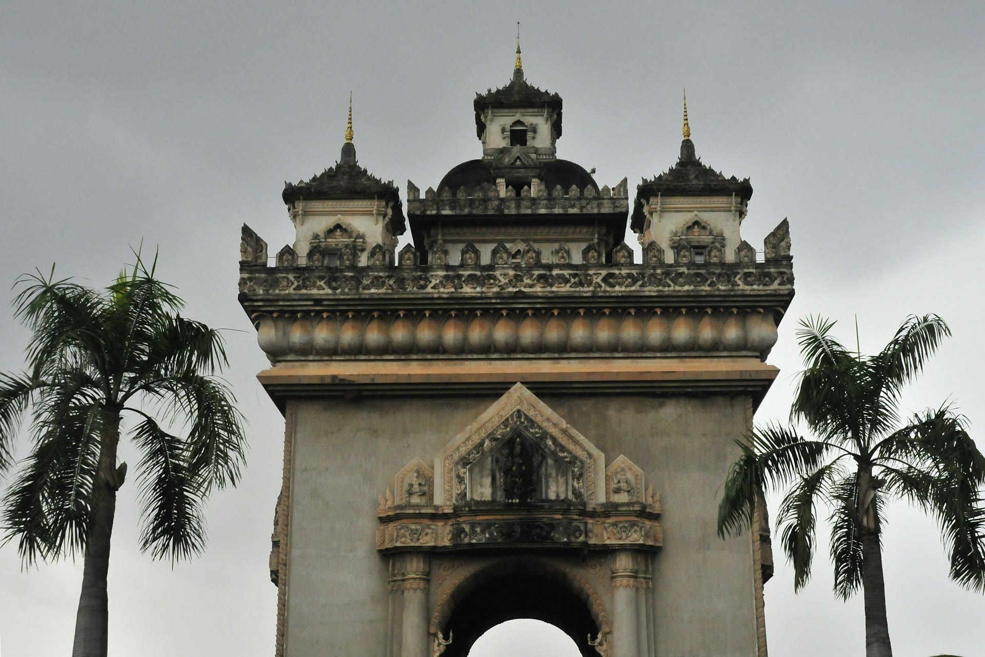Patuxai, Vientiane: the victory arch and city viewpoint