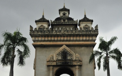 Patuxai, Vientiane: the victory arch and city viewpoint
