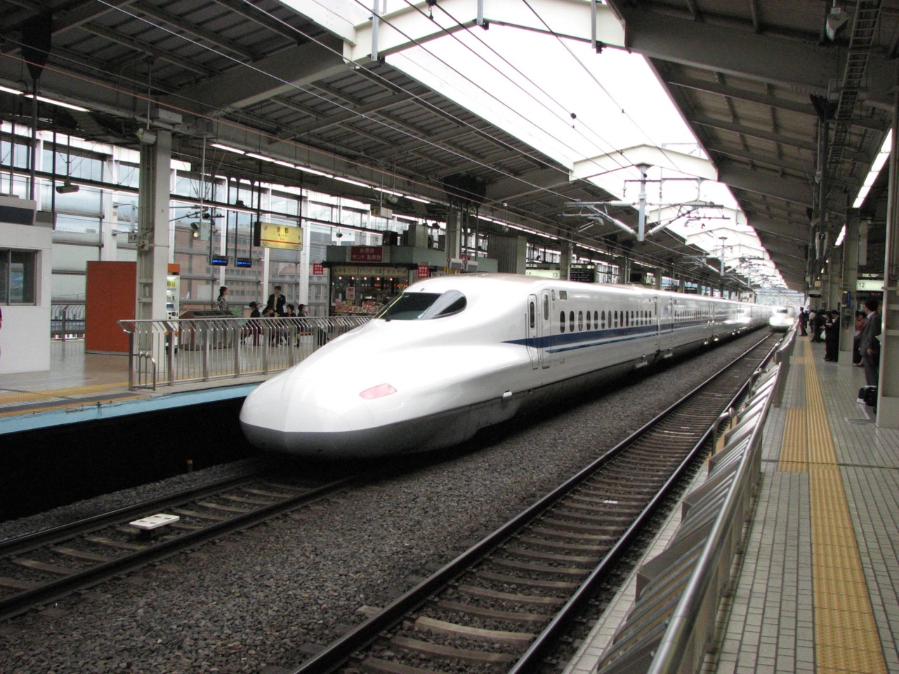 Shinkansen di platform Stesen Kyoto