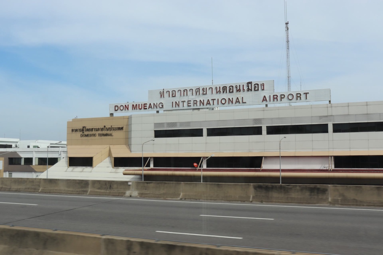 L'aéroport de Don Mueang à Bangkok