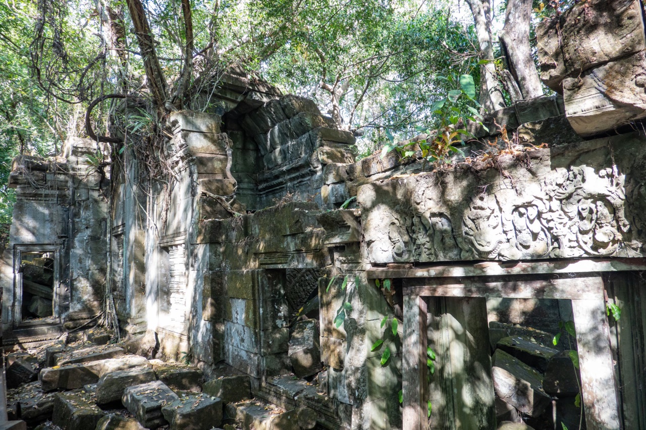Les ruines de Beng Mealea envahies par la jungle