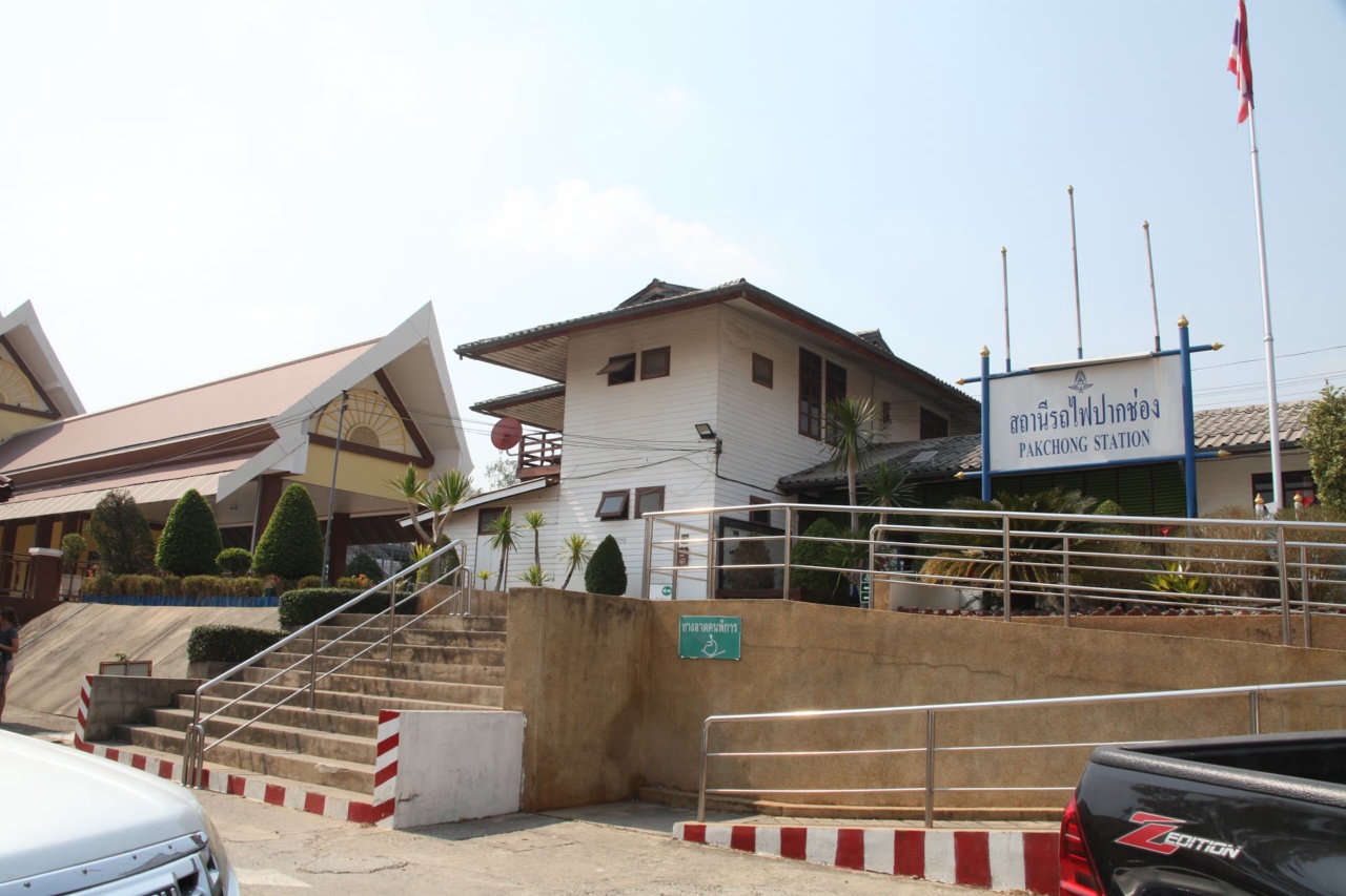 Pak Chong Railway Station, the rail stop closest to Khao Yai National Park