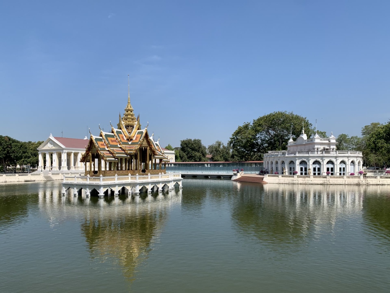A pavilion in the pond of Bang Pa-In Summer Palace