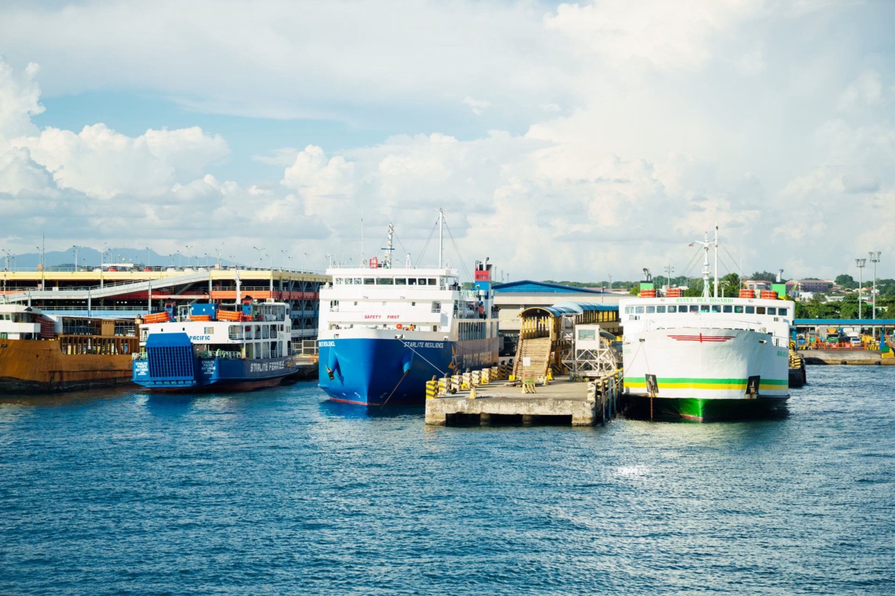 Ferries docked at the port of Cebu