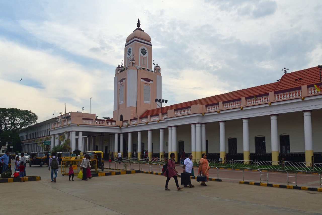 Le bâtiment de la gare de Mysore Junction