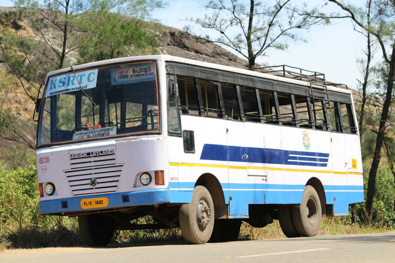 A KSRTC bus in Kerala