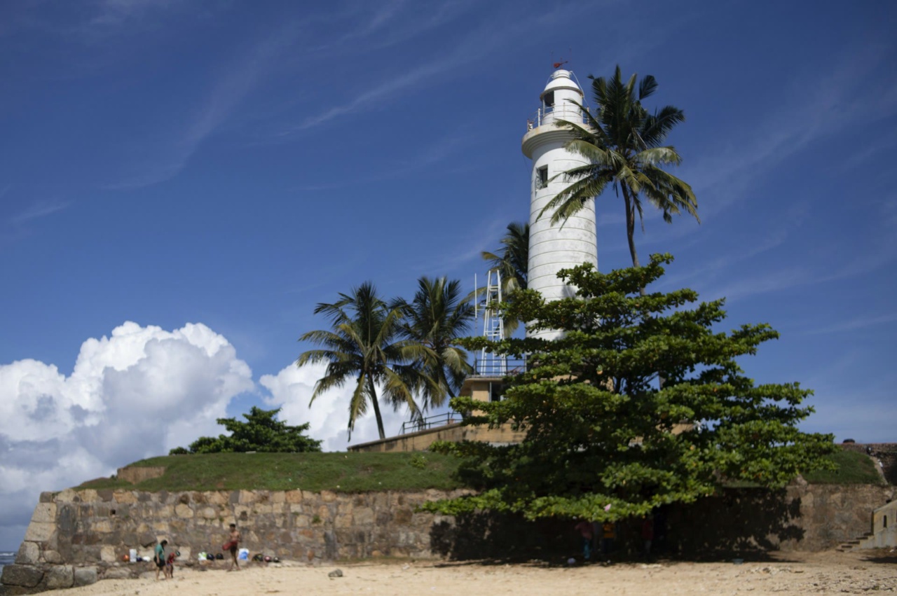 Der Leuchtturm von Galle am Meer