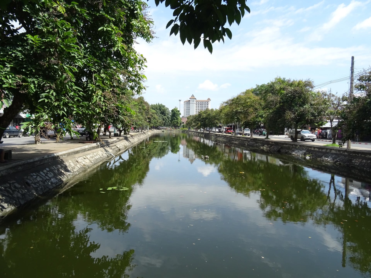 Les douves à l'est de la vieille ville de Chiang Mai