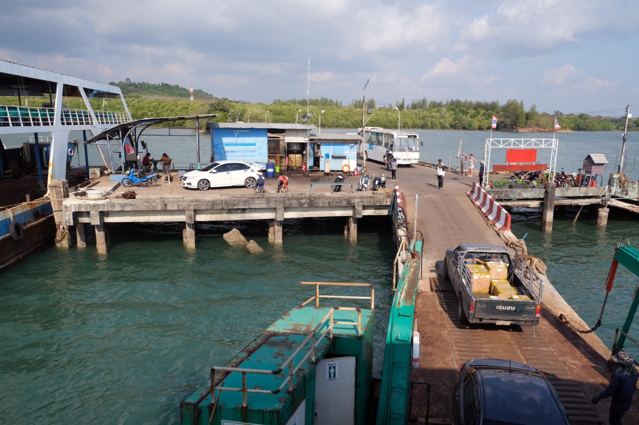 The Center Point ferry pier, where ferries to Koh Chang depart