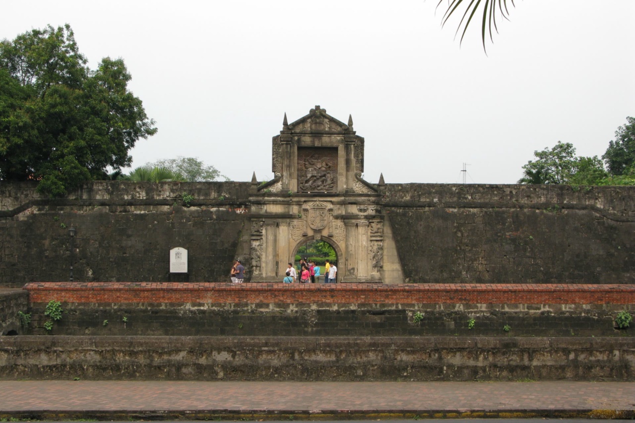The entrance gate of Fort Santiago in Intramuros