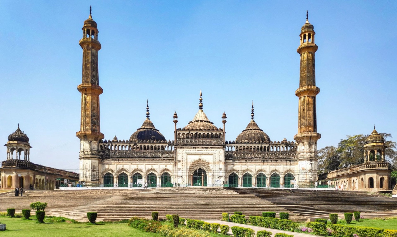 Die Moschee am Bara Imambara in Lucknow