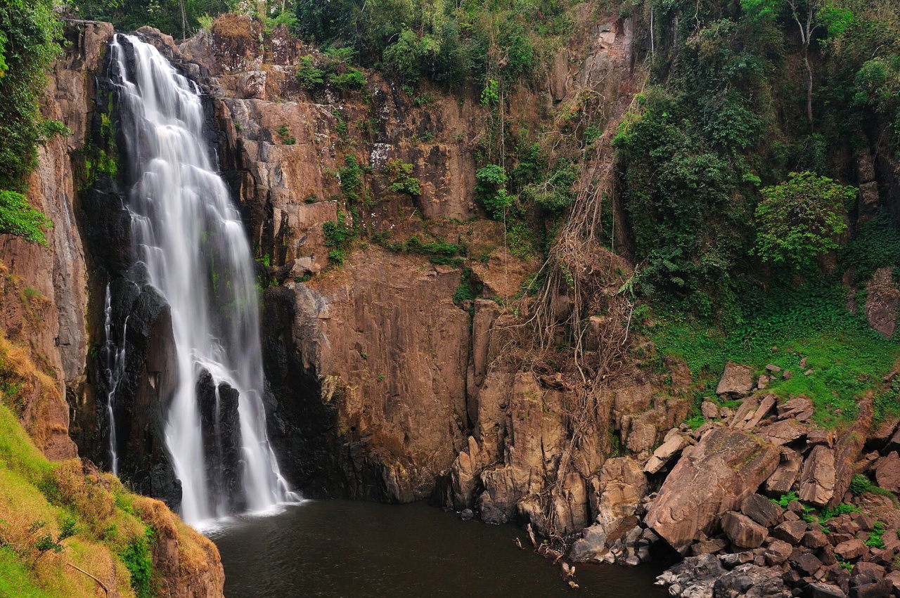 The Haew Narok waterfall in Khao Yai National Park
