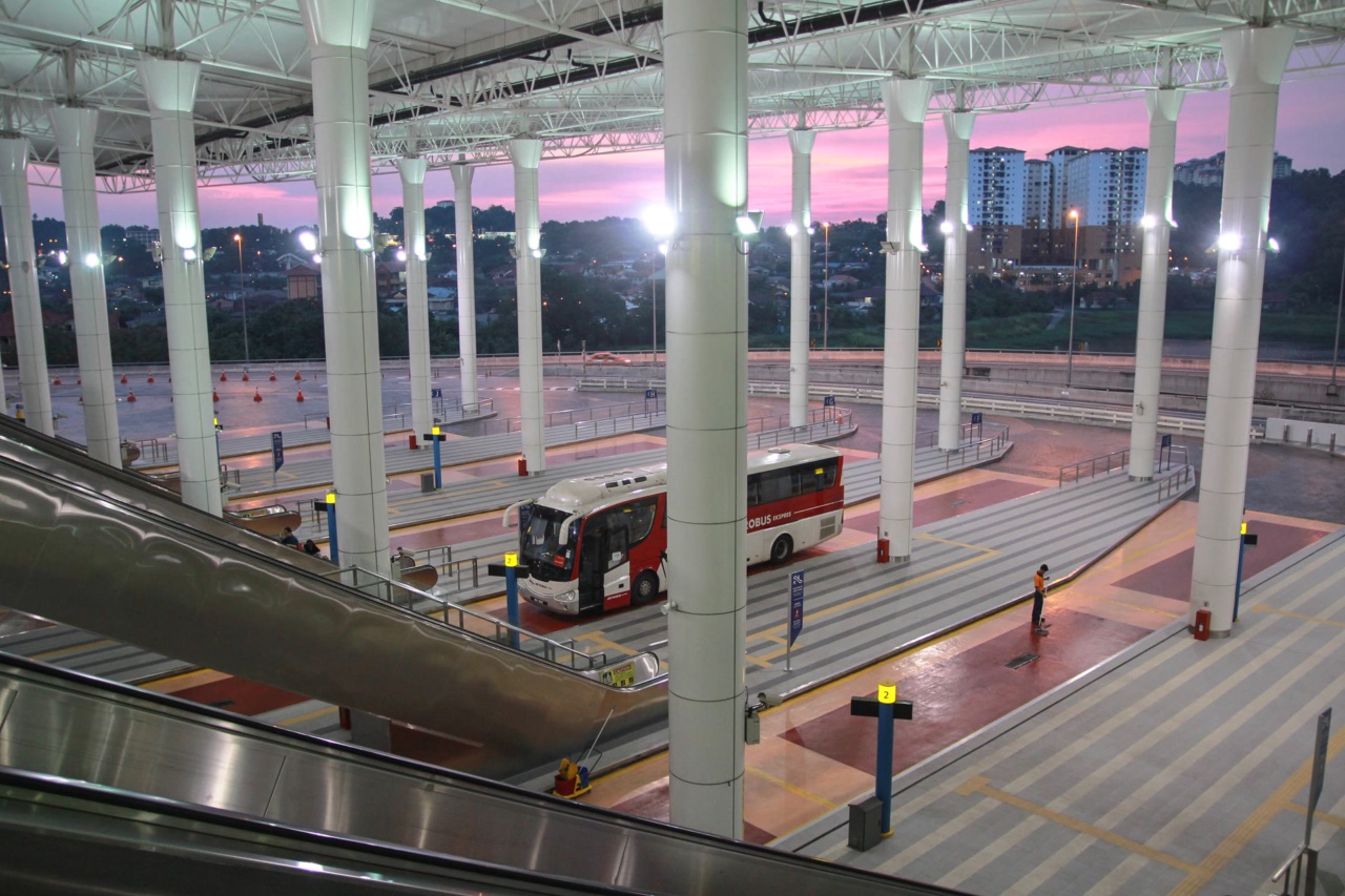 吉隆坡 Terminal Bersepadu Selatan (TBS) 的巴士月台