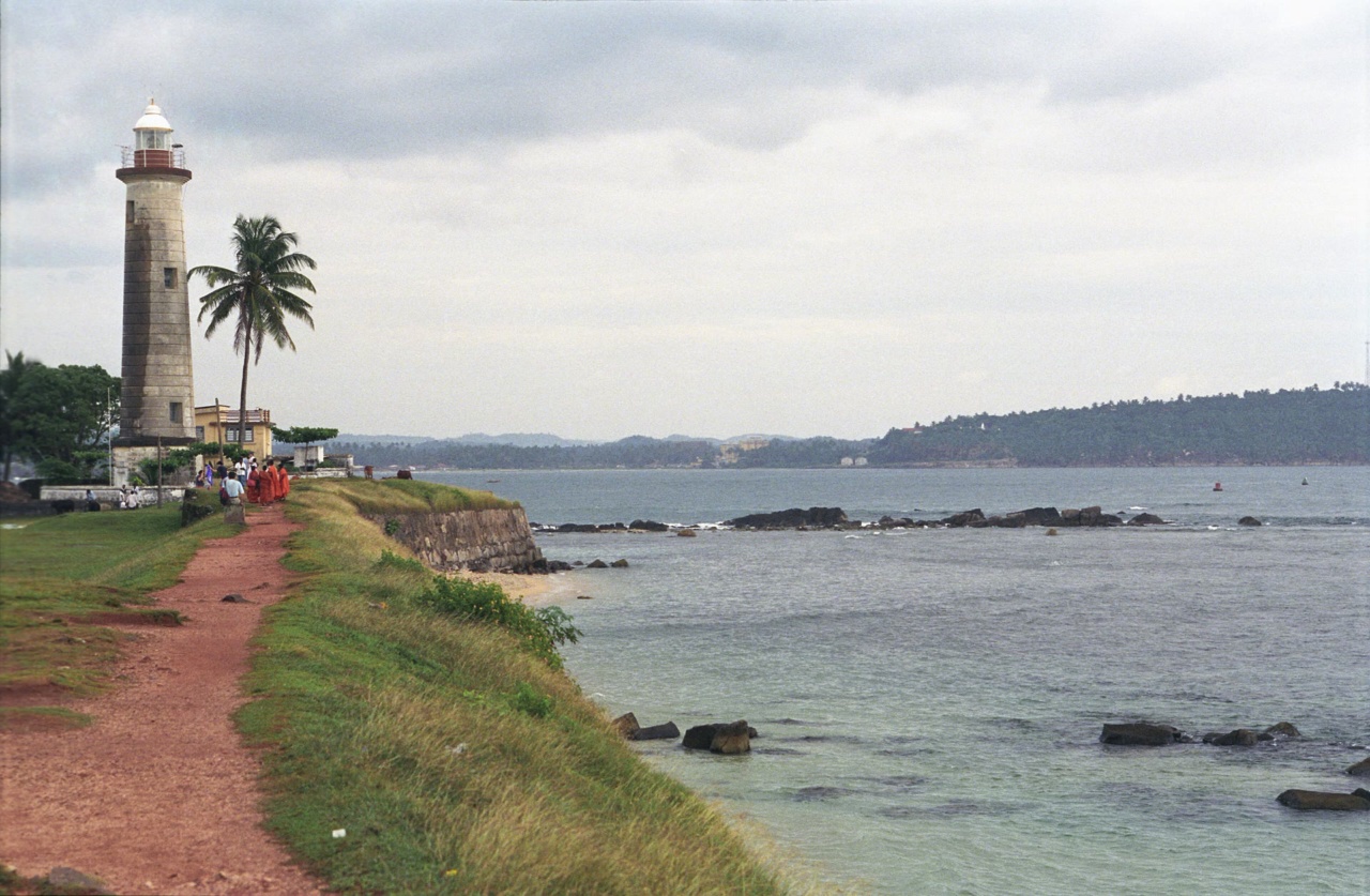 Der Leuchtturm auf den Wällen des Galle Fort