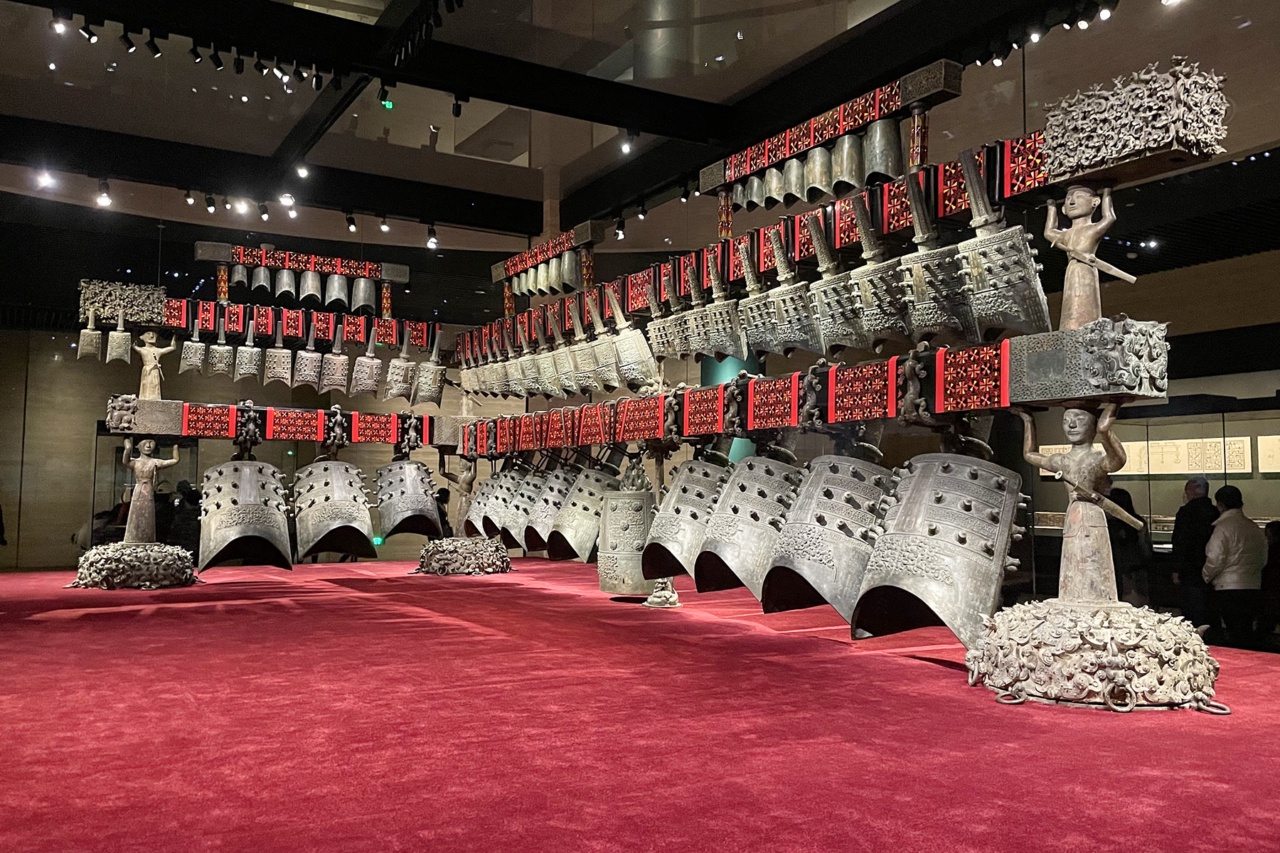 Loceng Chime Marquis Yi dari Zeng di Muzium Wilayah Hubei