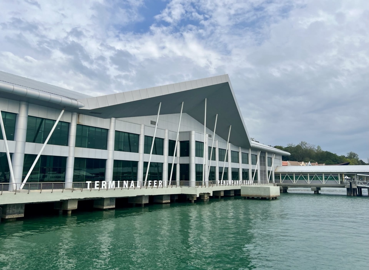The passenger ferry terminal at Kuah on Langkawi