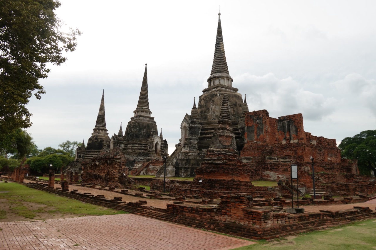 The three chedis of Wat Phra Si Sanphet