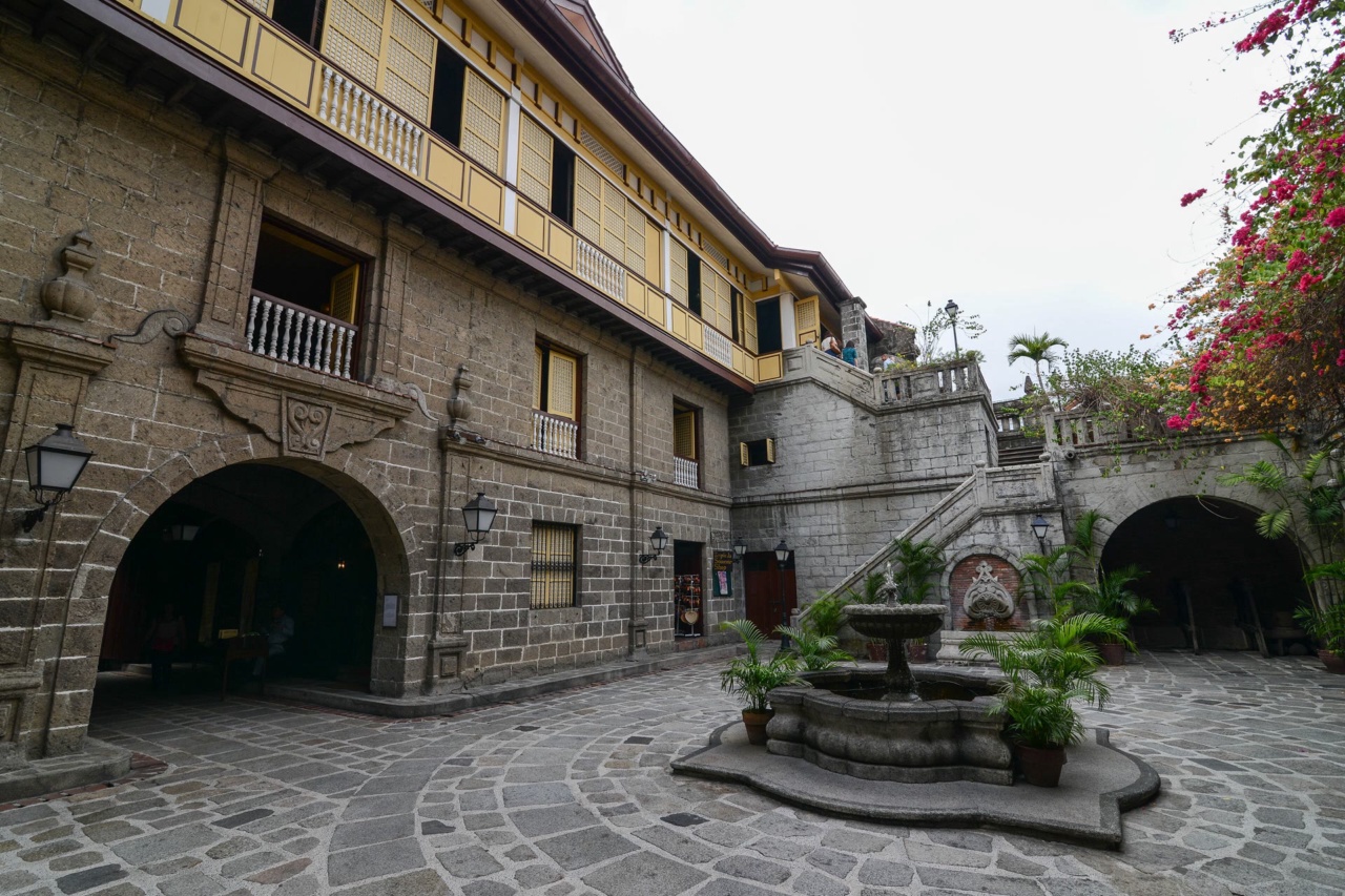 The courtyard of the Casa Manila museum in Intramuros