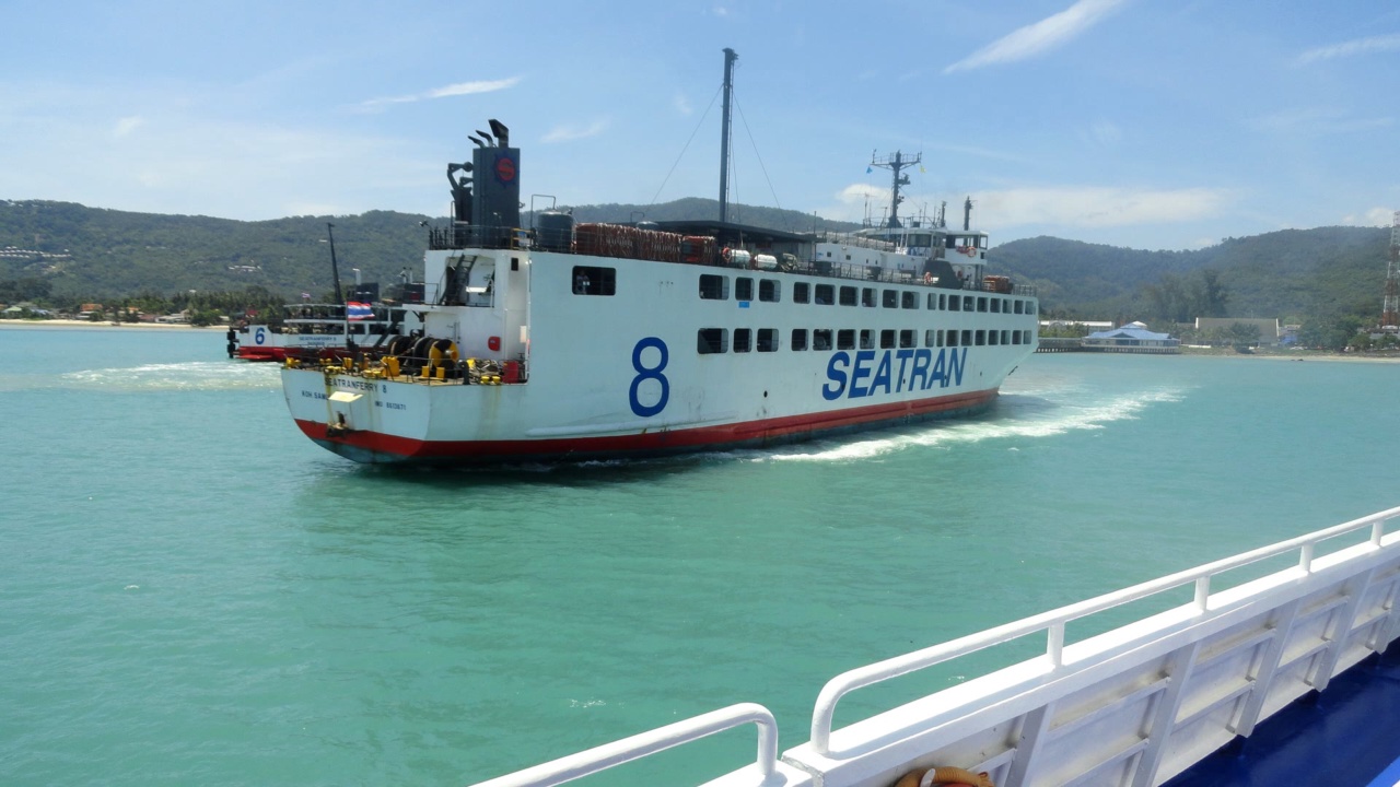 A Seatran ferry on the Gulf of Thailand