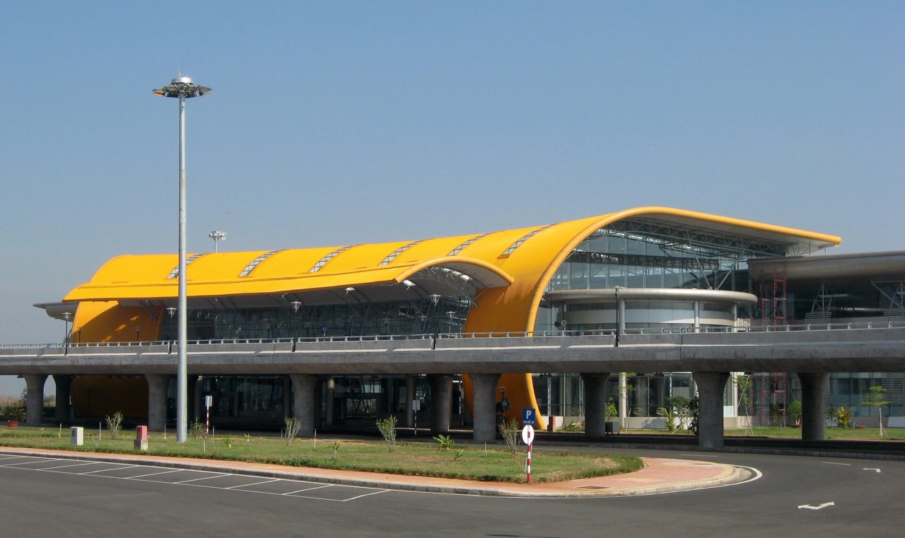 Das Terminalgebäude des Lien Khuong Airport