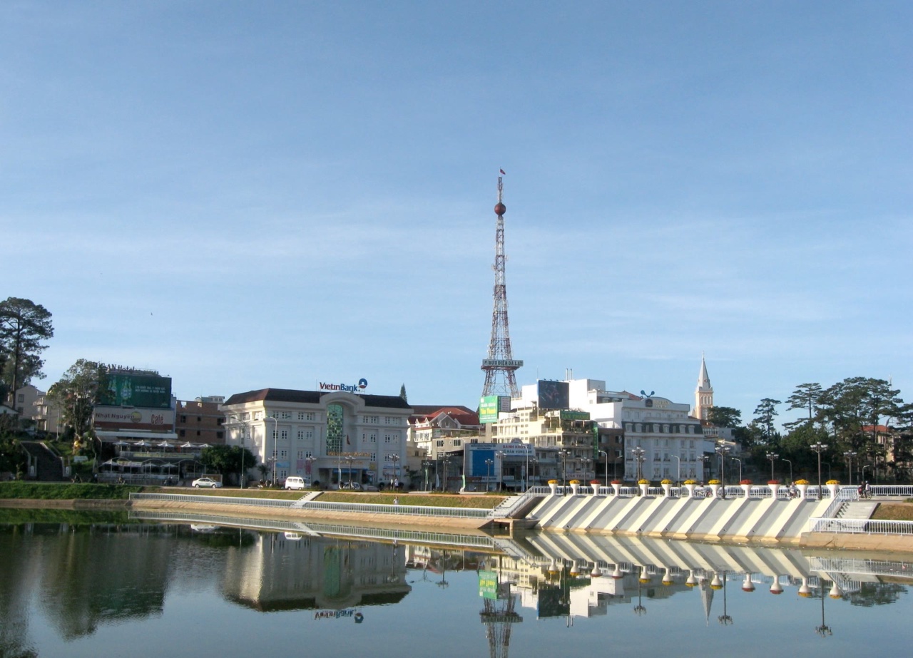 Xuan Huong Lake in the center of Da Lat