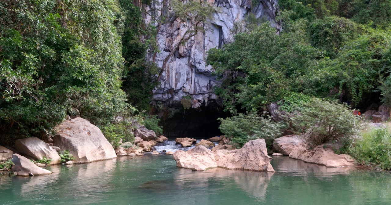 The river at the entrance of Kong Lor Cave