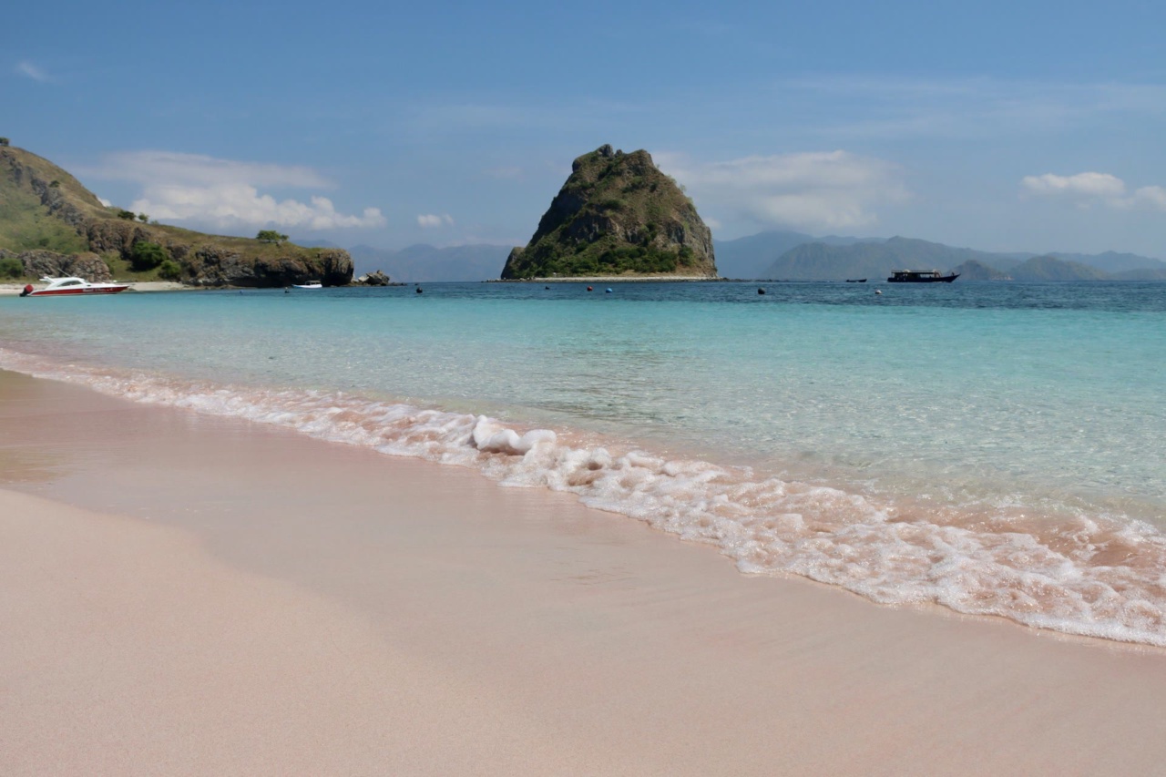 Pink Beach với làn nước trong ở Vườn quốc gia Komodo
