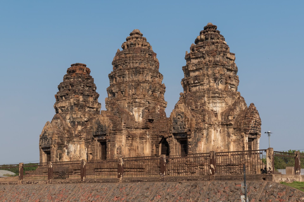 The temple Phra Prang Sam Yot in Lopburi