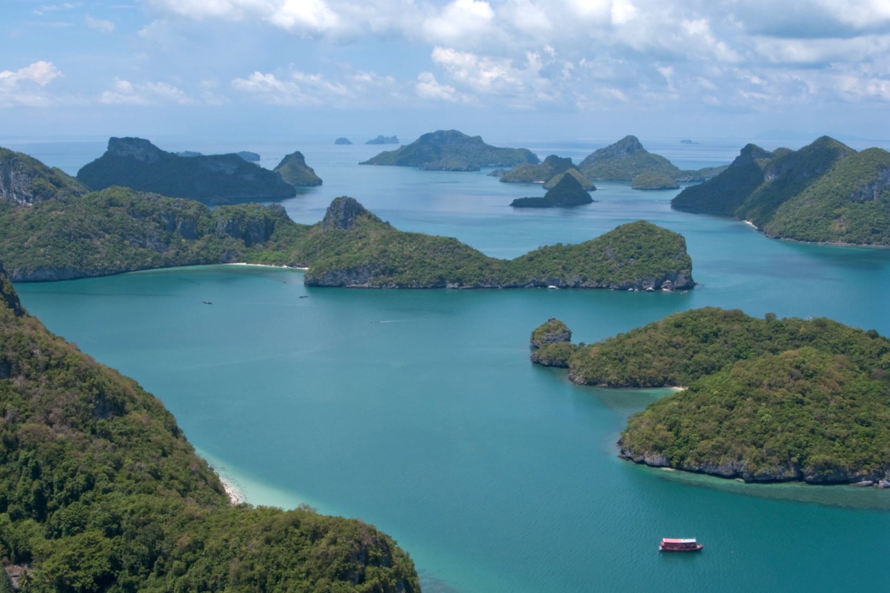 View over the islands of Ang Thong National Marine Park