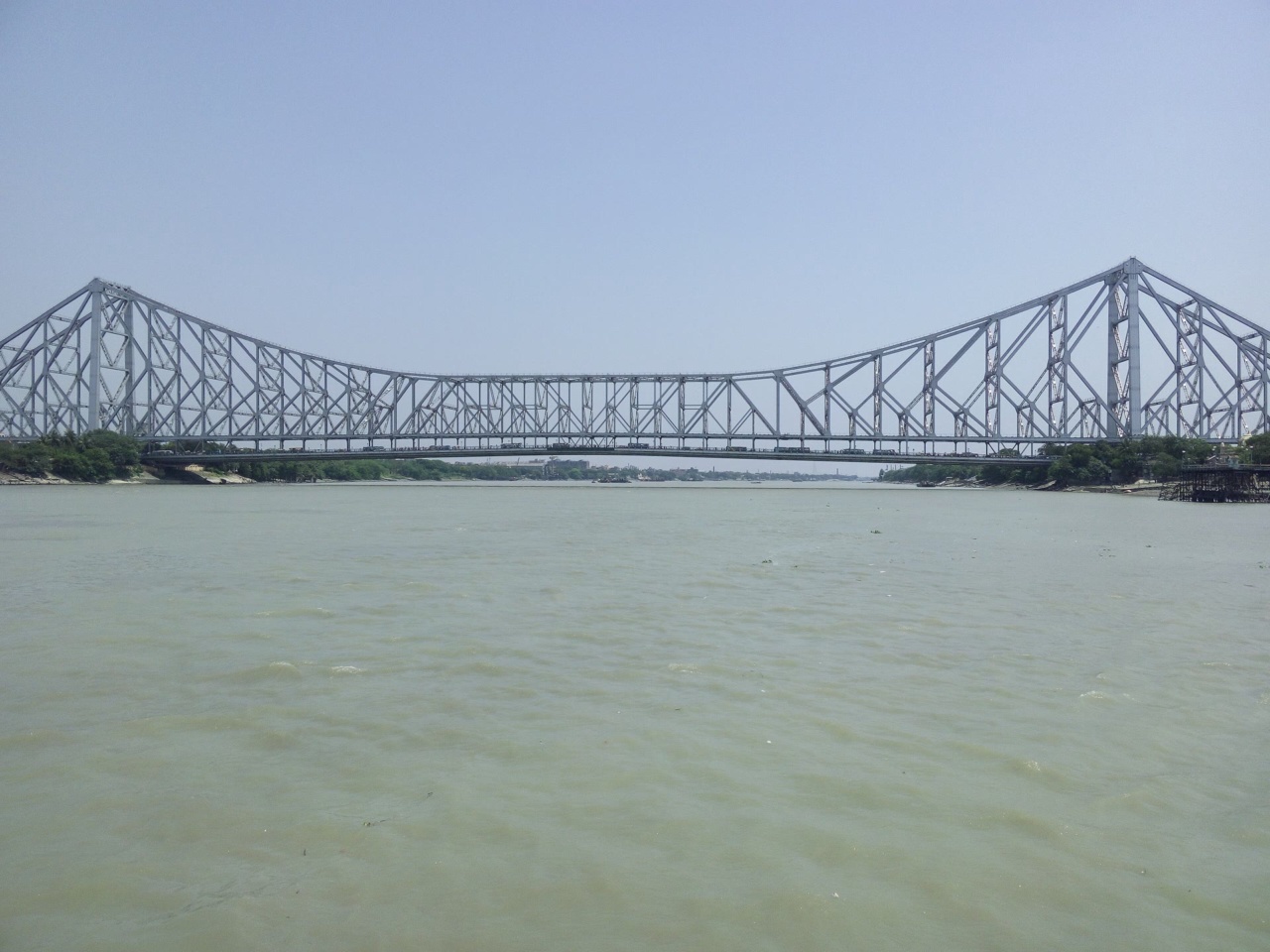 加尔各答的 Howrah Bridge